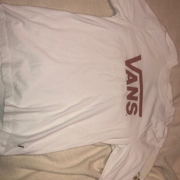 Vans long sleeve shirt & floral design on sleeve. - Picture 1 of 1